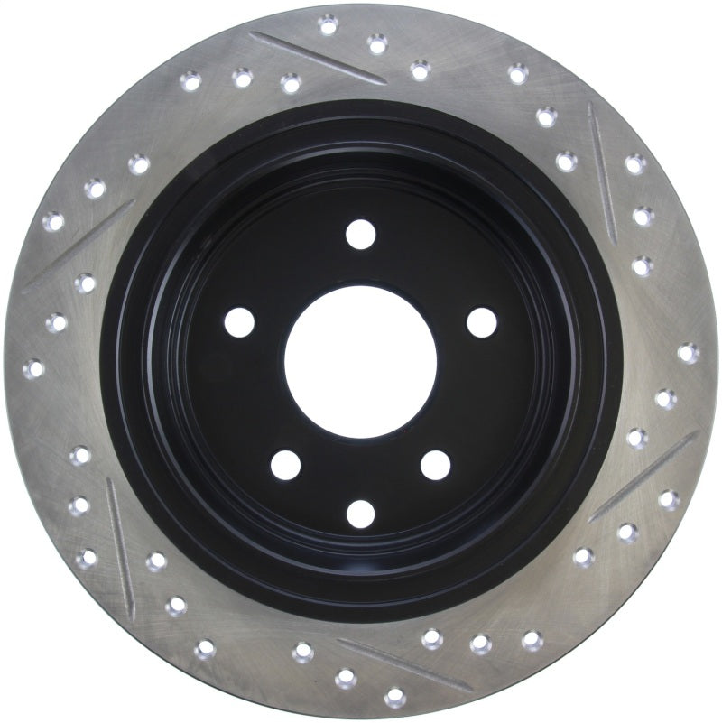 StopTech 02-09 Nissan Altima / 04-08 Maxima SportStop Slotted & Drilled Rear Right Rotor