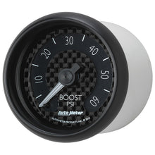 Load image into Gallery viewer, Autometer GT Series 52mm Mechanical 0-60 psi Boost Gauge