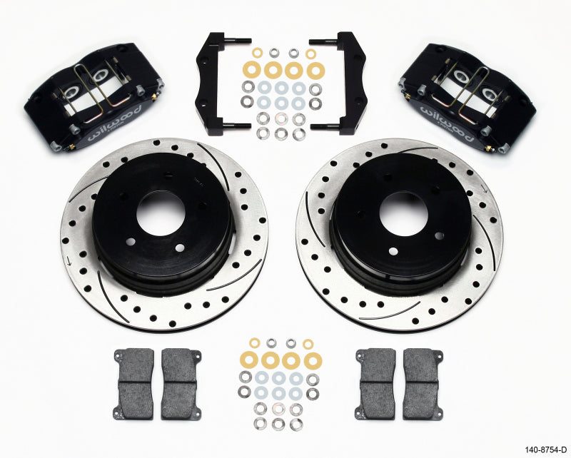 Wilwood Dynapro Radial Rear Kit 12.19in Drilled 2004-2006 Pontiac GTO