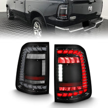 Load image into Gallery viewer, Anzo 19-23 Dodge RAM 1500 Tradesman/Big Horn Full LED Sequential Signal Black Taillights