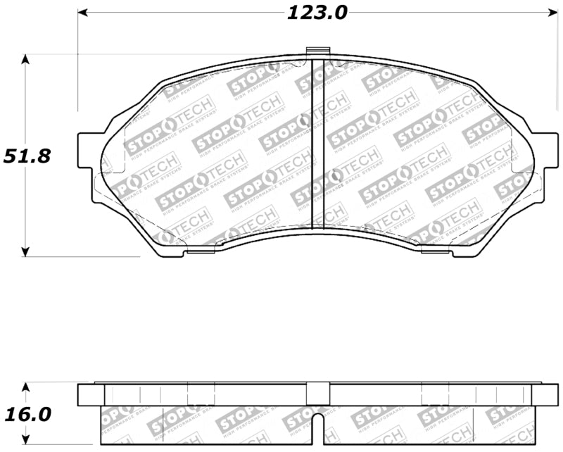 StopTech Performance Brake Pads