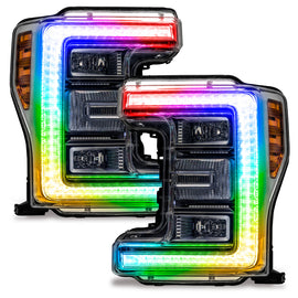 Oracle 17-19 Ford F-250/F-350 Superduty Headlight DRL  Kit - ColorSHIFT w/o Controller