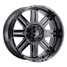 Load image into Gallery viewer, Weld Off-Road 20x9.0 6x135 6x139.7 5.75BS ET20 106.1 Hub Bore Gloss BLK MIL Chasm Wheel