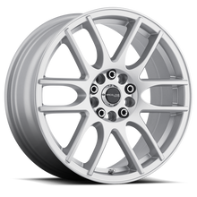 Load image into Gallery viewer, Raceline 141S Mystique 18x7.5in / 5x100/5x114.3 BP / 42mm Offset / 72.62mm Bore - Gloss Silver Wheel