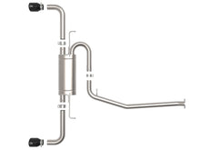 Load image into Gallery viewer, aFe POWER Takeda 19-21 Toyota RAV4 L4-2.5L 304SS CB Exhaust w/ Black Tips