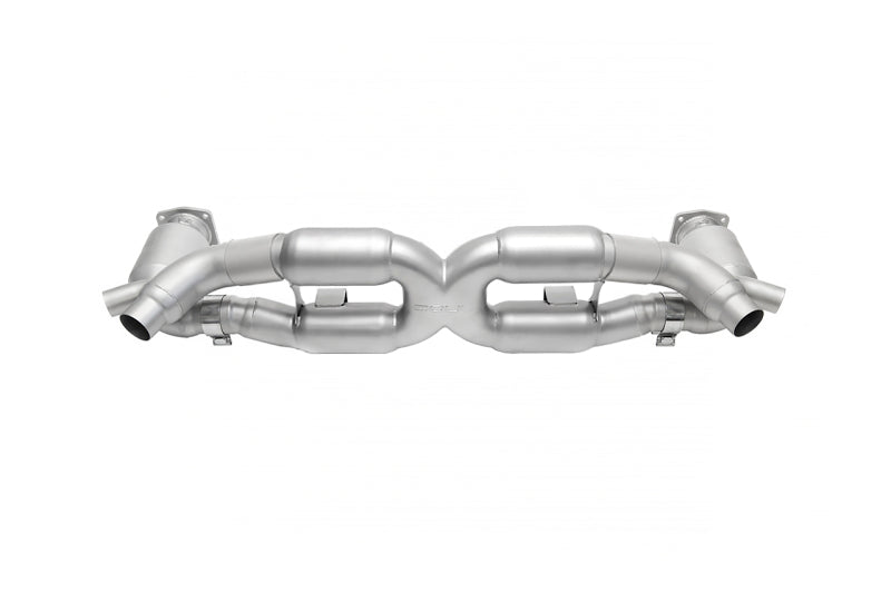 SOUL 13-19 Porsche 991.1 Turbo Sport X-Pipe Exhaust - Reuse Factory Tips