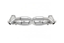 SOUL 13-19 Porsche 991.1 Turbo Sport X-Pipe Exhaust - Reuse Factory Tips