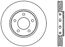 Load image into Gallery viewer, StopTech 01-07 Dodge Caravan Front Left Slotted Sport Brake Cryo Rotor