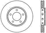 StopTech 01-07 Dodge Caravan Front Left Slotted Sport Brake Cryo Rotor