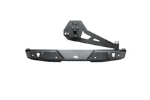 Load image into Gallery viewer, Rugged Ridge 18-22 Jeep Wrangler (JL) Rubicon/Spt 2dr HD Rear Bumper w/Swing Out Tire Carrier - Blk