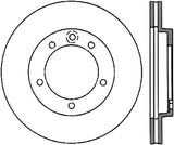 StopTech 93-99 Mitsubishi 3000GT Cryo Slotted Rear Right Sport Brake Rotor
