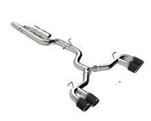Load image into Gallery viewer, MBRP 2022 Volkswagen Golf R MK8 3in Cat-Back Quad Rear w/ Carbon Fiber Tips Valve Delete Exhaust