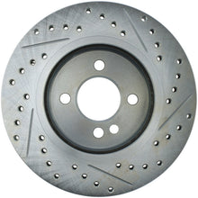 Load image into Gallery viewer, StopTech 02-06 Mini Cooper Select Sport Slotted &amp; Drilled Front Right Rotor