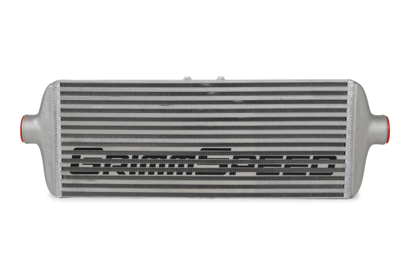 GrimmSpeed 2008-2014 Subaru STI Front Mount Intercooler Kit Raw Core / Black Pipe