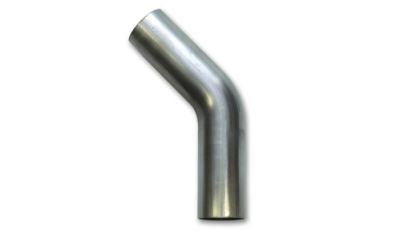 Vibrant 1.5in OD T304 SS 45 Deg Mandrel Bend (2.375in Centerline Radius)