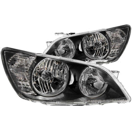 ANZO 01-05 Lexus IS300 Crystal Headlights Black