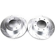 Load image into Gallery viewer, Power Stop 12-19 Nissan NV1500 Front Evolution Drilled &amp; Slotted Rotors - Pair