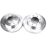 Power Stop 12-19 Nissan NV1500 Front Evolution Drilled & Slotted Rotors - Pair