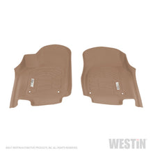 Load image into Gallery viewer, Westin 2013-2018 Dodge/Jeep Durango Wade Sure-Fit Floor Liners Front - Tan