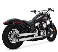 Load image into Gallery viewer, Vance &amp; Hines HD Softail 18-22 Eliminator S/OS Chrome Slip-On Exhaust