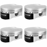 Manley 03-06 Mitsubishi Lancer EVO 85.5mm Bore -8cc Dish Extreme Duty Pistons w/ Rings