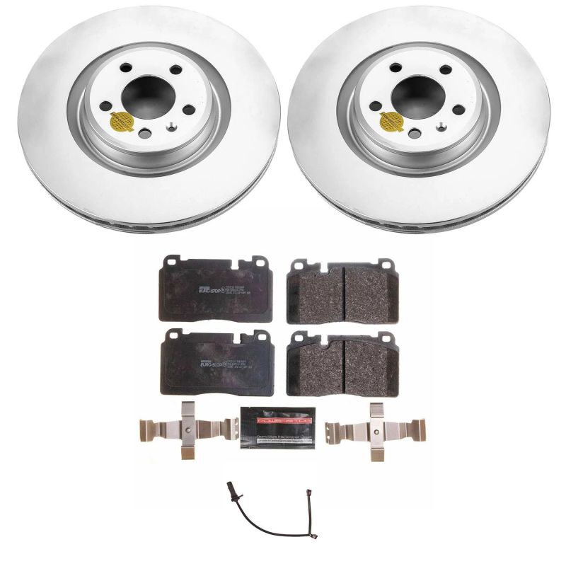 Power Stop 17-18 Audi A6 Front Euro-Stop Brake Kit