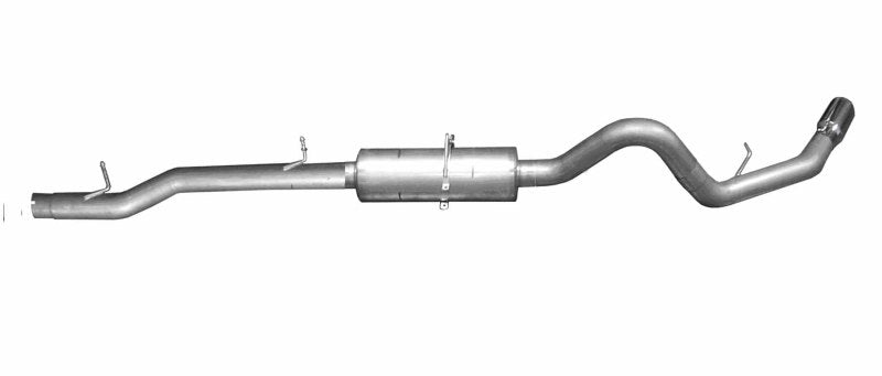 Gibson 03-07 Ford F-250 Super Duty Lariat 6.0L 4in Cat-Back Single Exhaust - Aluminized