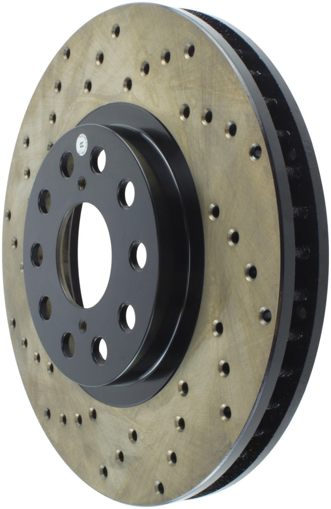 StopTech 5/93-98 Toyota Supra (Exc Turbo) Drilled Right Front Rotor