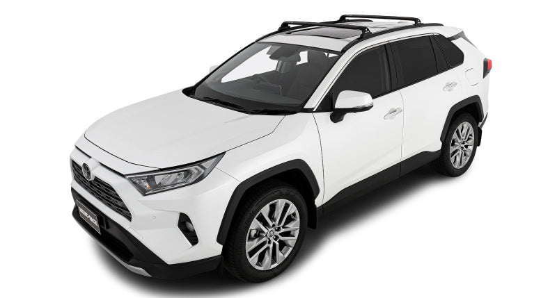 Rhino-Rack 19-22 Toyota RAV4 XA50 5 Door SUV w/Flush Rails Vortex RVP 2 Bar Roof Rack - Black