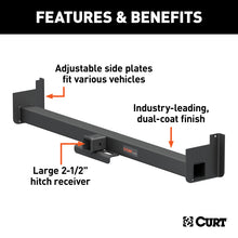Load image into Gallery viewer, Curt Univ Weld On 2.5In R 62In L 9In S