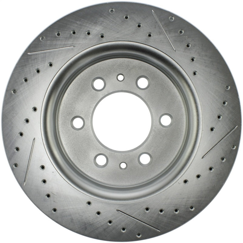 StopTech 07-17 Lincoln Navigator / Ford Expedition Sport Slotted & Drilled Right Front Brake Rotor