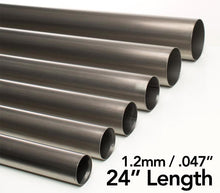 Load image into Gallery viewer, Ticon Industries 1.25in Diameter x 24.0in Length 1.2mm/.047in Wall Thickness Titanium Tube