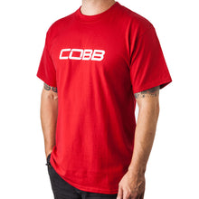 Load image into Gallery viewer, Cobb Tuning Logo Mens T-Shirt (Red) - Small