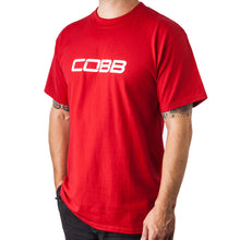 Load image into Gallery viewer, Cobb Tuning Logo Mens T-Shirt (Red) - XX-Large