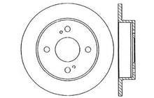 Load image into Gallery viewer, StopTech Power Slot 89-98 Nissan 240SX Slotted &amp; Drilled Right Rear Rotor