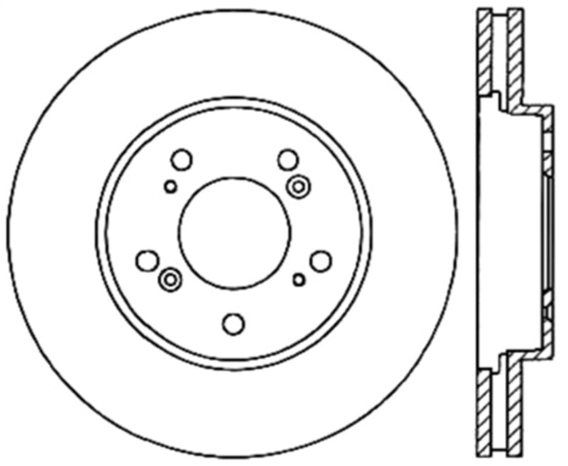 Stoptech Premium High Carbon Cyro Brake Rotor