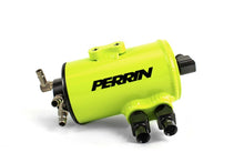 Load image into Gallery viewer, PERRIN 02-14 Subaru WRX / 04-21 STI / 05-09 LGT &amp; OBXT (w/FMIC Only) Air Oil Separator - Neon Yel.