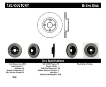 Load image into Gallery viewer, Stoptech 01-05 Mazda Miata MX-5 (Sport/Hard Suspension) CRYO Front Performance Brake Rotor