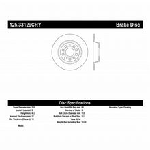 Load image into Gallery viewer, Stoptech Premium Cryo High Carbon Brake Rotor