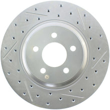 Load image into Gallery viewer, StopTech Select Sport 94-04 Ford Mustang Slotted and Drilled Front Rotor