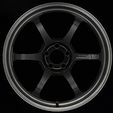 Advan R6 20x10 +35mm 5-114.3 Machining & Black Coating Graphite Wheel