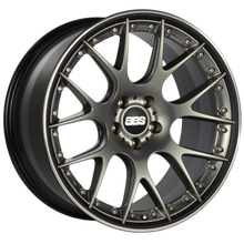 Load image into Gallery viewer, BBS CH-RII 22x10 5x120 ET38 / 72.5 CB Satin Platinum Center Black Lip SS Rim Protector Wheel