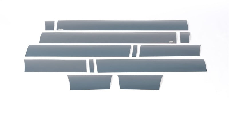 Putco 09-14 Ford F-150 Super Crew 6.5 (w/ Flares) - 7in Wide (12pcs) Black Platinum Rocker Panels