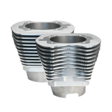 Load image into Gallery viewer, S&amp;S Cycle 99-06 BT 11 Fin 4-1/8in Bore Cylinder Set For 124in &amp; 124in Hot Set Up Kits - Silver