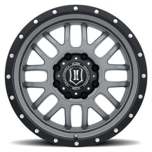 Load image into Gallery viewer, ICON Alpha 20x9 8x170 0mm Offset 5in BS 125.2mm Bore Gun Metal Wheel