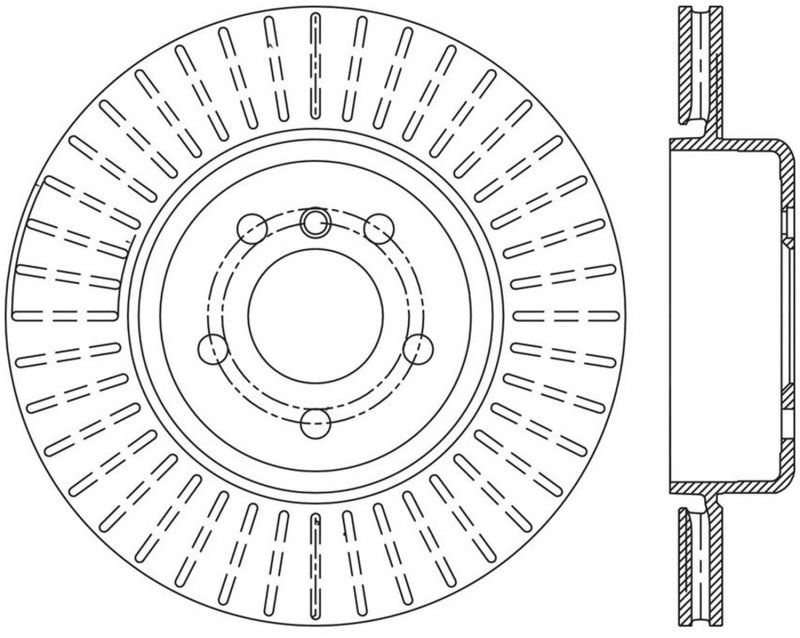 StopTech Sport Slotted Rotor - Rear Right