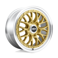 Load image into Gallery viewer, Rotiform R156 LSR Wheel 18x9.5 5x112 35 Offset - Matte Gold Machined