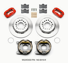 Load image into Gallery viewer, Wilwood Forged Dynalite P/S Park Brake Kit Red 12 Bolt 2.75in offset Staggered Shock