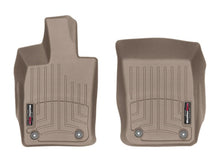 Load image into Gallery viewer, WeatherTech 2017+ Porsche Panamera Front FloorLiner - Tan