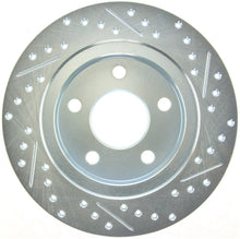 Load image into Gallery viewer, StopTech Select Sport 92-02 Cadillac Eldorado Right Slotted &amp; Drilled Sport Brake Rotor - Rear